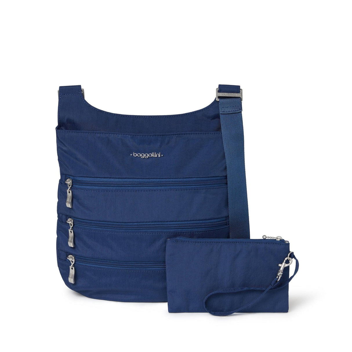 Baggallini Legacy Zipper Bagg with RFID - Pacific