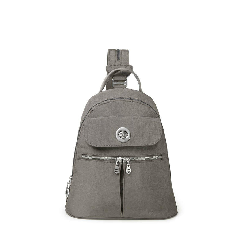 Baggallini Silver International Collection Naples Convertible Backpack