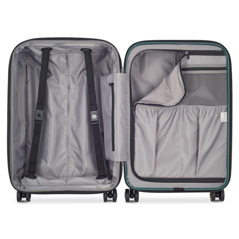 Delsey Titanium 4-Wheel Carry-On Expandable Spinner