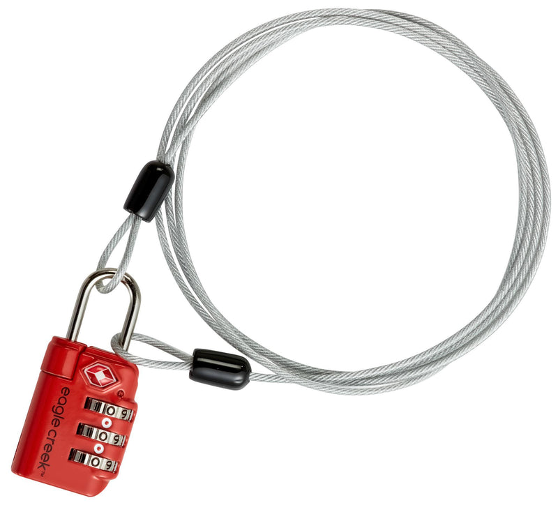 Eagle Creek TSA 3-Dial Lock & Cable