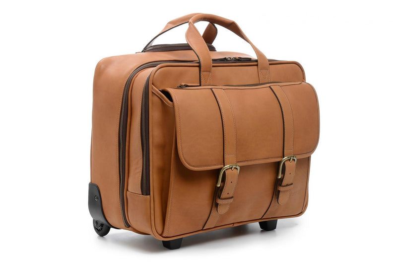 Korchmar Adventure Kenton Overnighter Wheeled Computer Brief-Luggage Pros