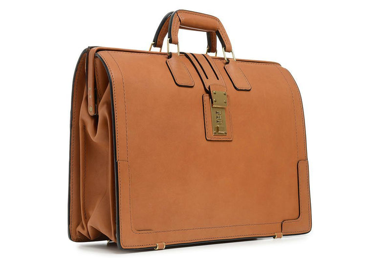 Korchmar Classics Churchill Belting Leather Briefcase