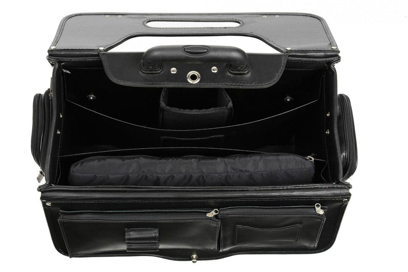 Korchmar Counselor Rolling Catalog Case - Black-Luggage Pros