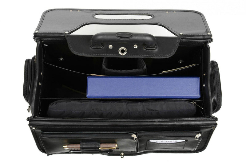 Korchmar Counselor Rolling Catalog Case - Black-Luggage Pros