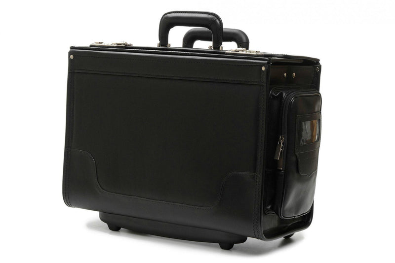 Korchmar Counselor Rolling Catalog Case - Black-Luggage Pros