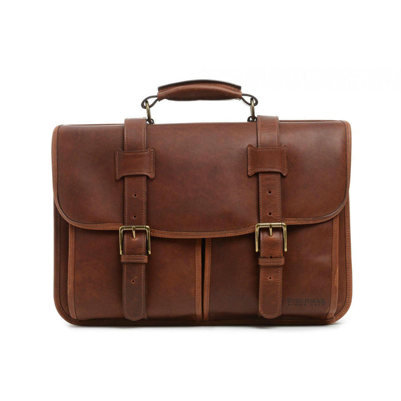 Korchmar Garfield Leather Laptop Messenger - Espresso-Luggage Pros