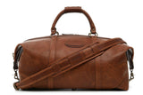 Korchmar Lux Twain Pull Leather Weekender