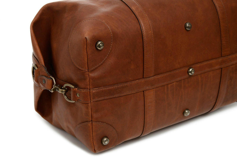 Korchmar Lux Twain Pull Leather Weekender