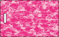 Pink camo luggage top