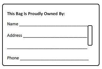 Luggage Pros "Proud Troops Supporter" Luggage Tag-Luggage Pros