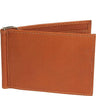 Piel Leather Bi-Fold Money Clip Wallet