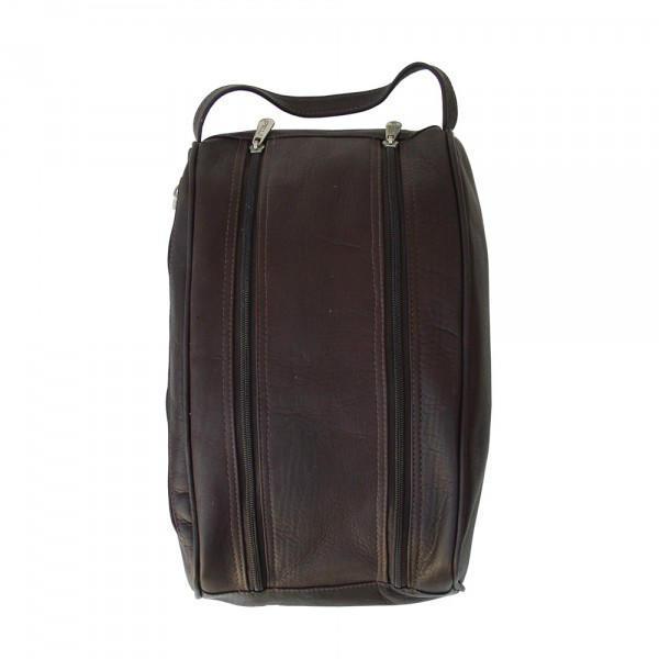 Piel Leather Double Compartment Shoe Bag