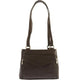 Piel Leather Double Compartment Shoulder Bag