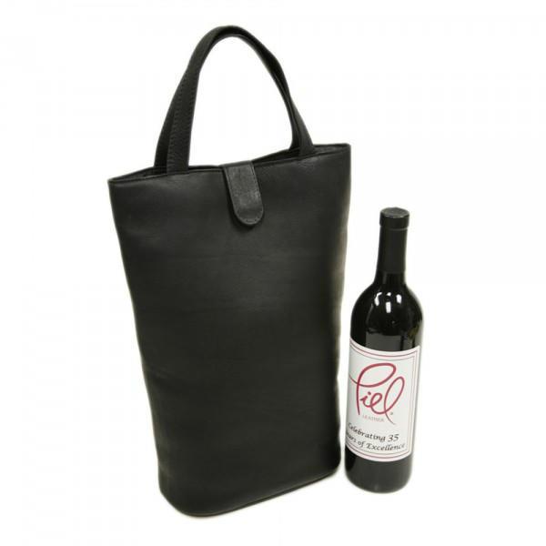 Piel Leather Double Wine Tote