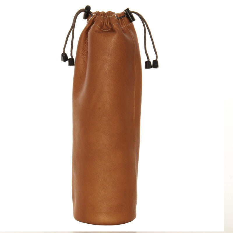 Piel Leather Drawstring Single Wine Tote