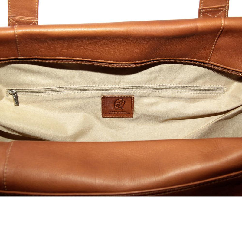 Piel Leather Extra Large Zip-Pocket Duffel