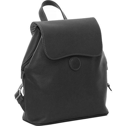 Longchamp leather flap backpack Clearance