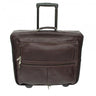 Piel Leather Garment Bag On Wheels