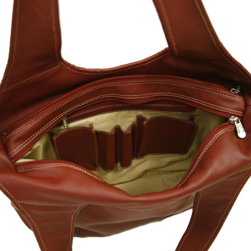 Piel Leather Laptop Hobo