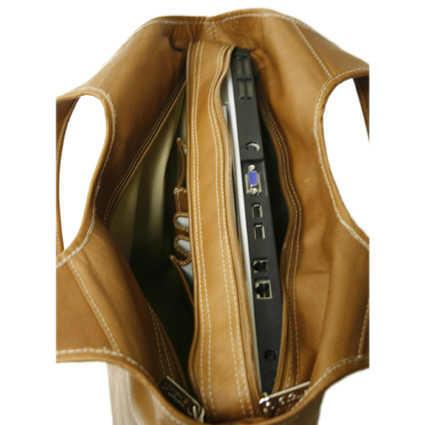 Piel Leather Laptop Hobo