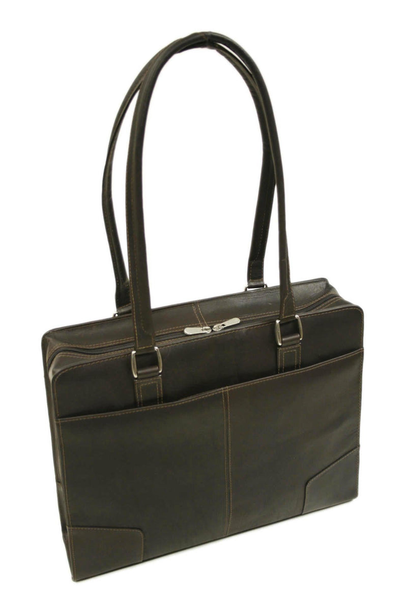 Piel Leather Laptop Shoulder Tote