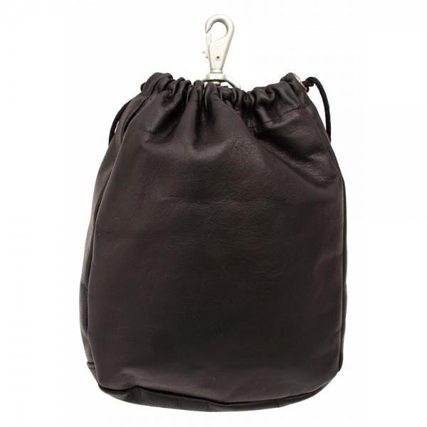 Piel Leather Large Drawstring Pouch