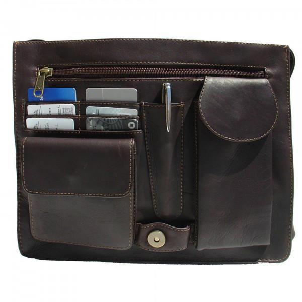 Piel Leather Large Handbag With Organizer