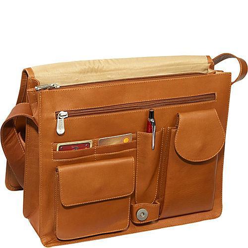 Piel Leather Large Handbag With Organizer