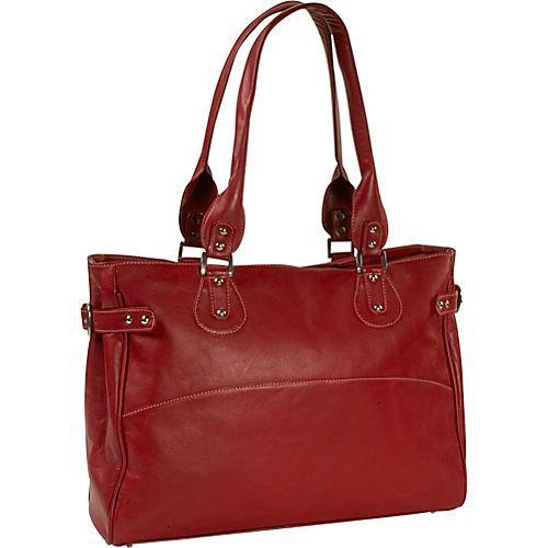 Piel Leather Large Ladies Side Strap Tote