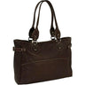 Piel Leather Large Ladies Side Strap Tote
