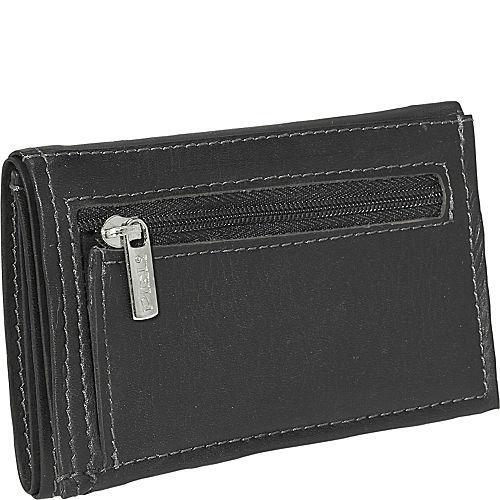 Piel Leather Large Tri-Fold Wallet