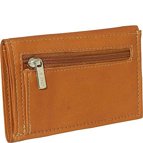 Piel Leather Large Tri-Fold Wallet