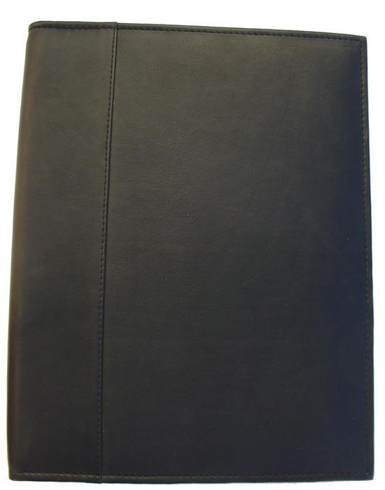 Piel Leather Letter-Size Padfolio with Organizer