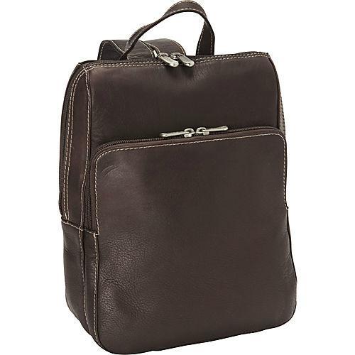 Piel Leather Slim Front Pocket Backpack