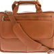 Piel Leather Slim Top-Zip Briefcase