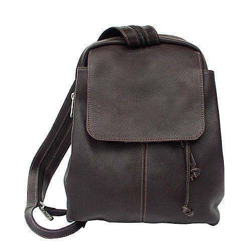 Piel Leather Small Drawstring Backpack