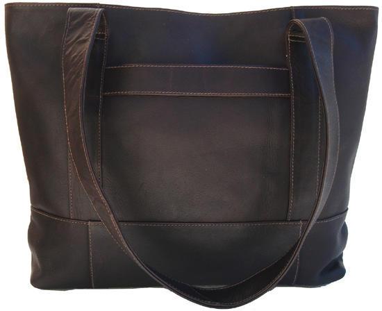 Piel Leather Top-Zip Tote