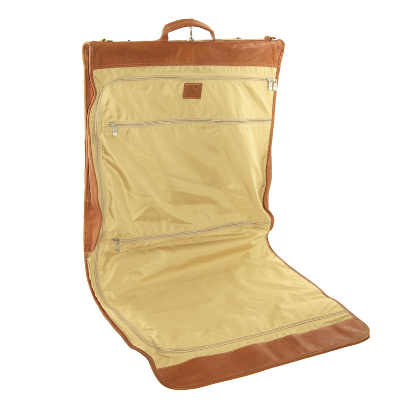 Piel Leather Tri-Fold Garment Bag