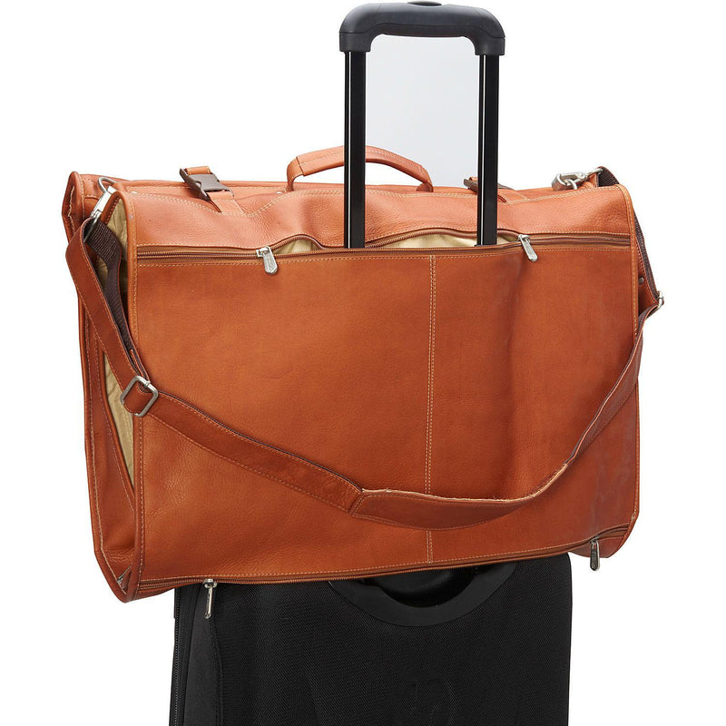 Piel Leather Tri-Fold Garment Bag