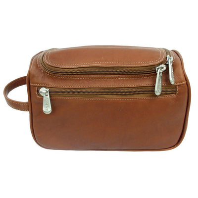 Piel Leather U-Zip Toiletry Kit