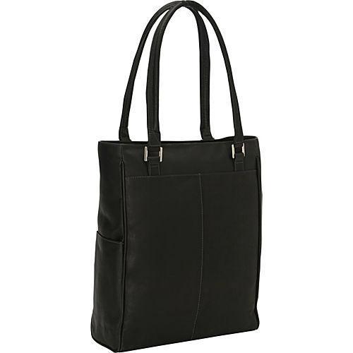 Piel Leather Vertical Laptop Tote