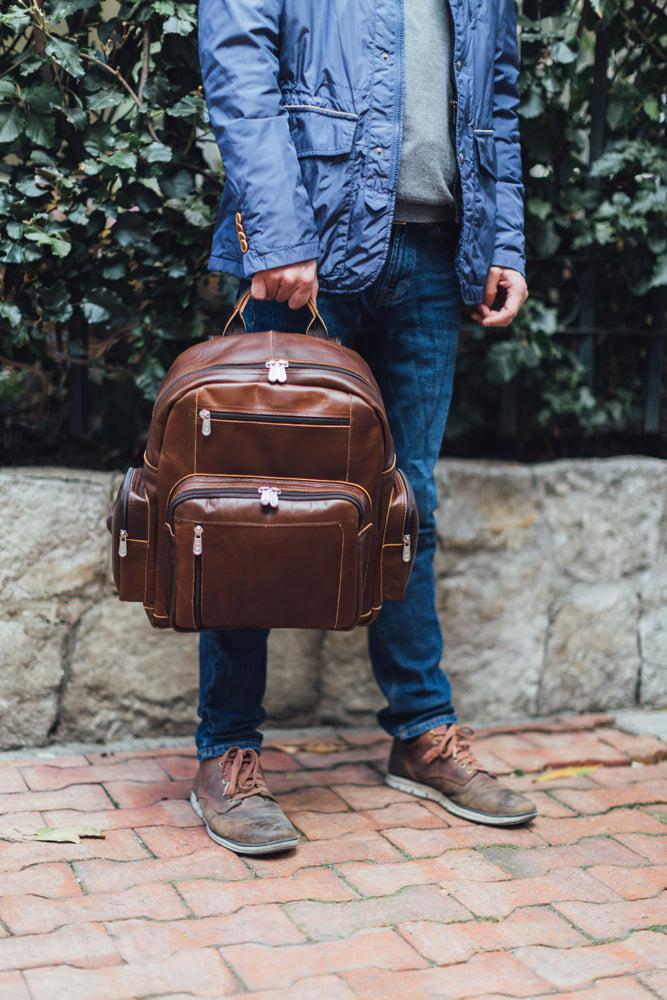 Piel Leather Vintage Travel Backpack