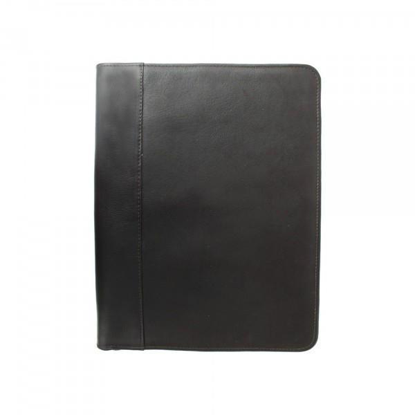 Piel Leather Zippered Padfolio