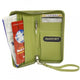 Piel Leather Zippered Passport/Ticket Holder