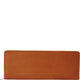 Piel Leather Zippered Tie Case With Snaps