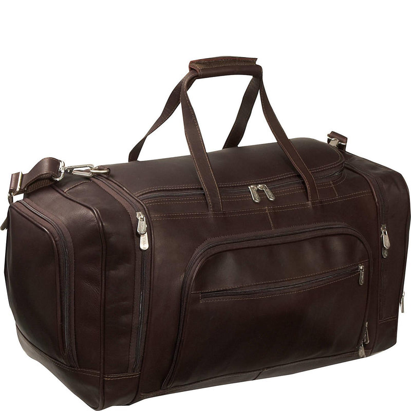 Piel Multi-Compartment Duffel Bag