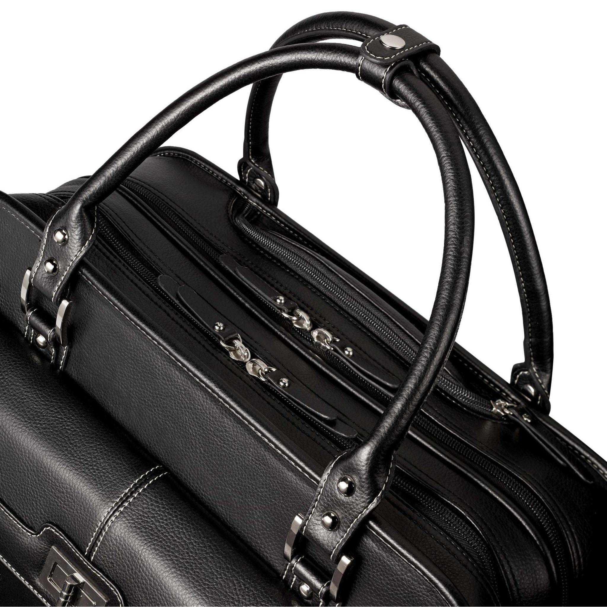 Modern Grey Samsonite Ladies Leather Handbag, Size: 21x13x5 cm at Rs 60 in  New Delhi