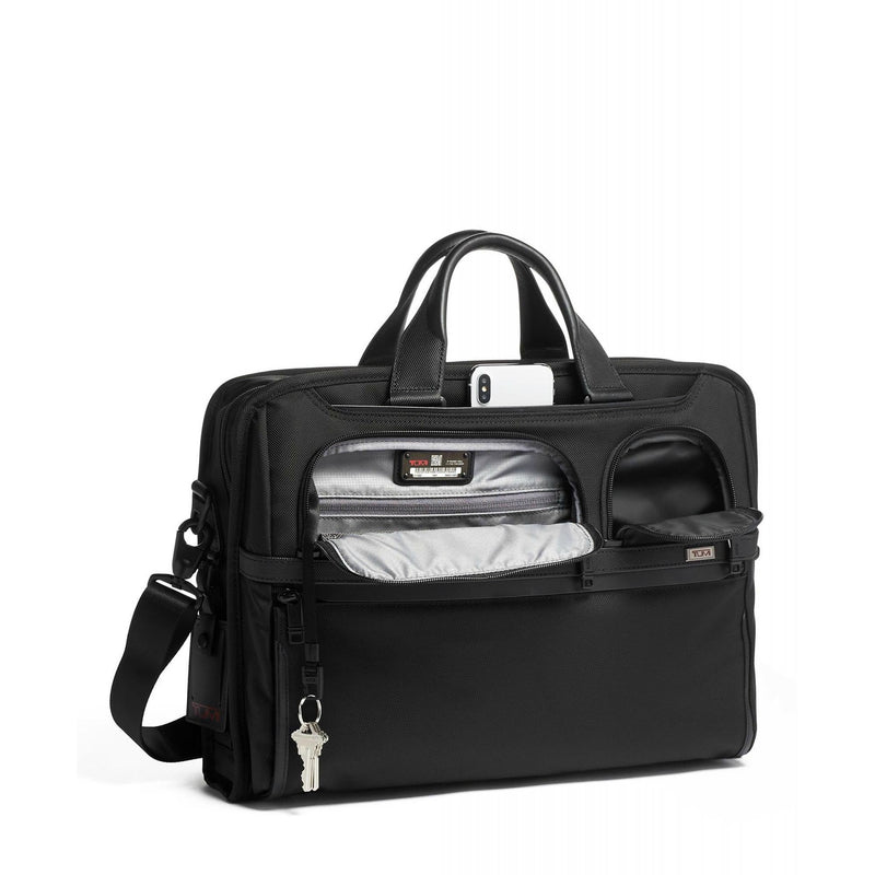 TUMI Alpha 3 Compact Large Screen Laptop Brief