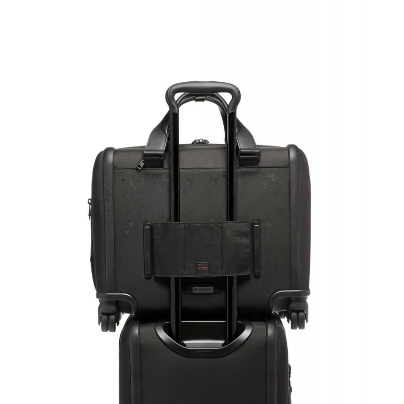 TUMI Alpha 3 Deluxe 4 Wheel Laptop Case Brief