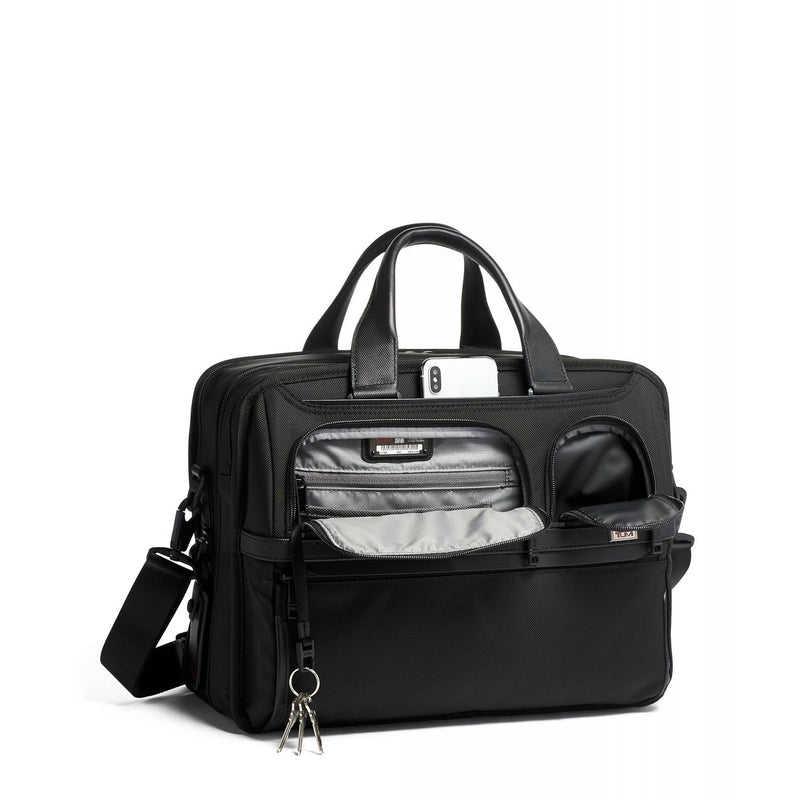 TUMI Alpha 3 Expandable Organizer Laptop Brief